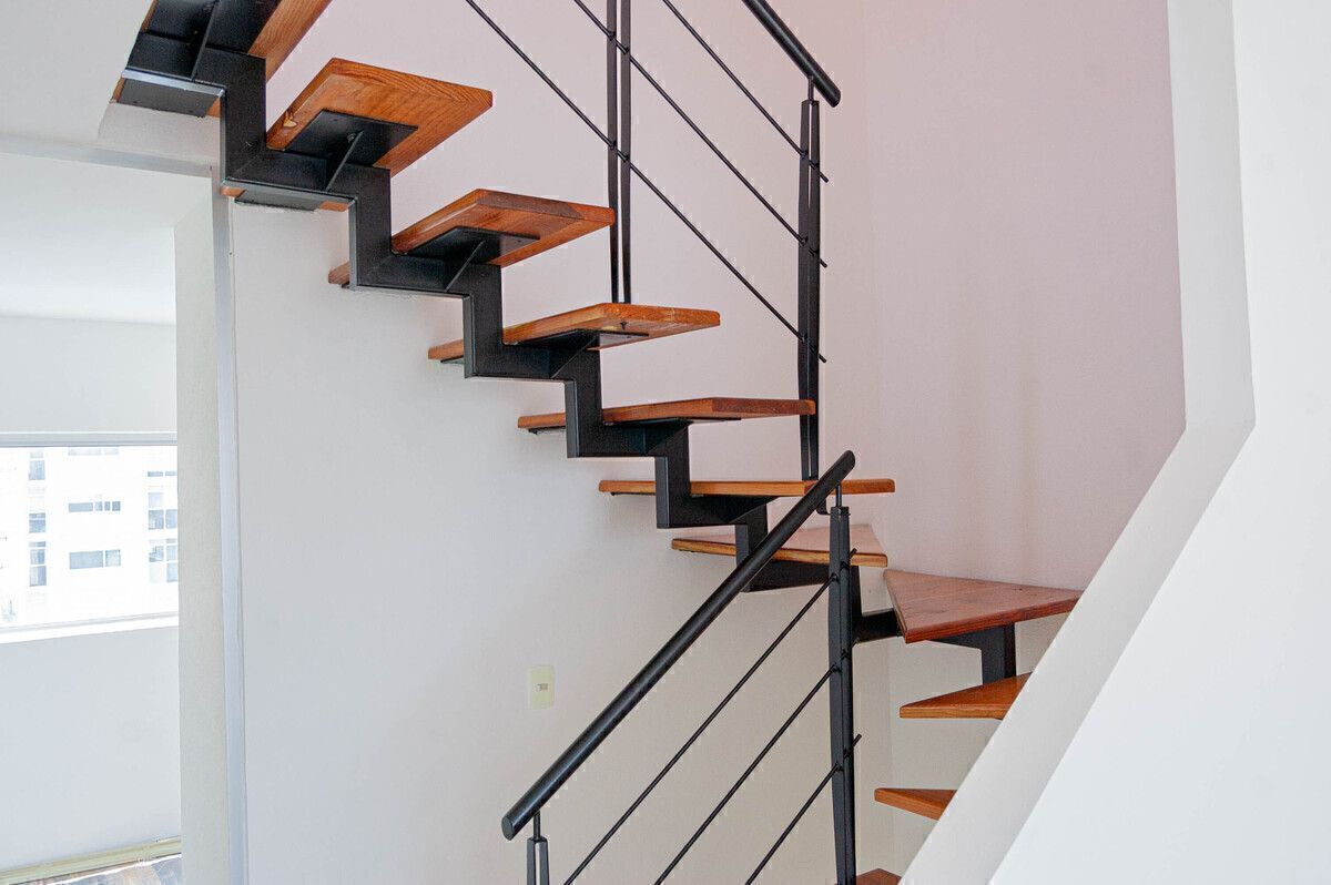 Escaleras al roof garden