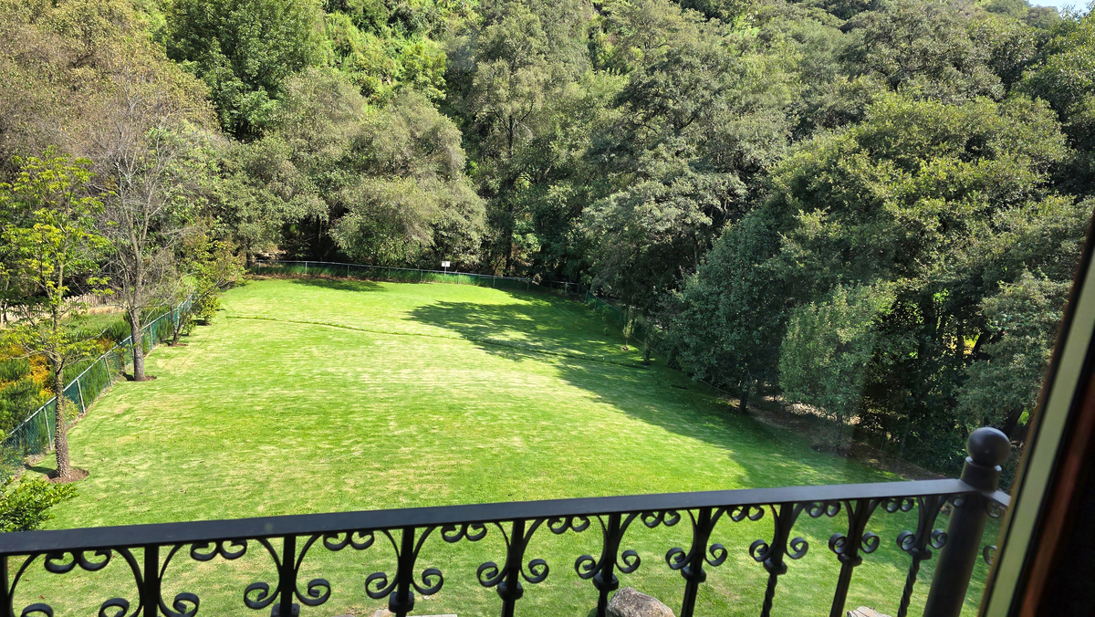 Vista de la tercera recámara al jardín