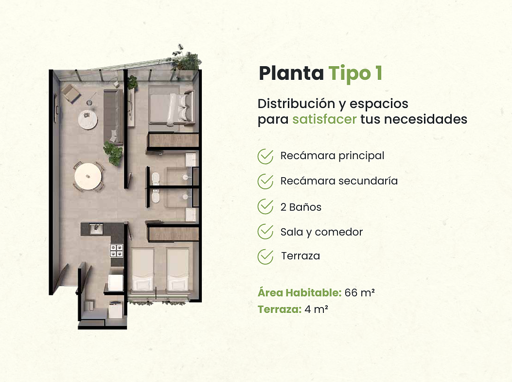 Departamento exterior en venta — Portales Oriente, Benito Juárez