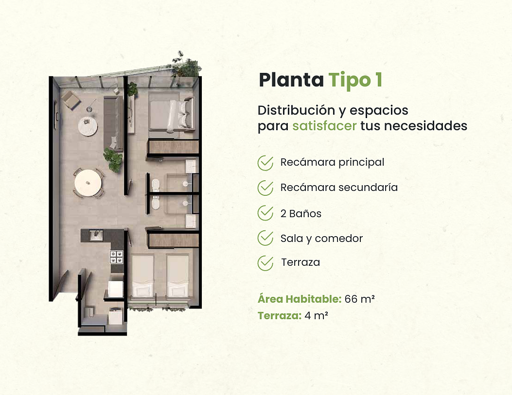 Departamento exterior en venta — Portales Oriente, Benito Juárez